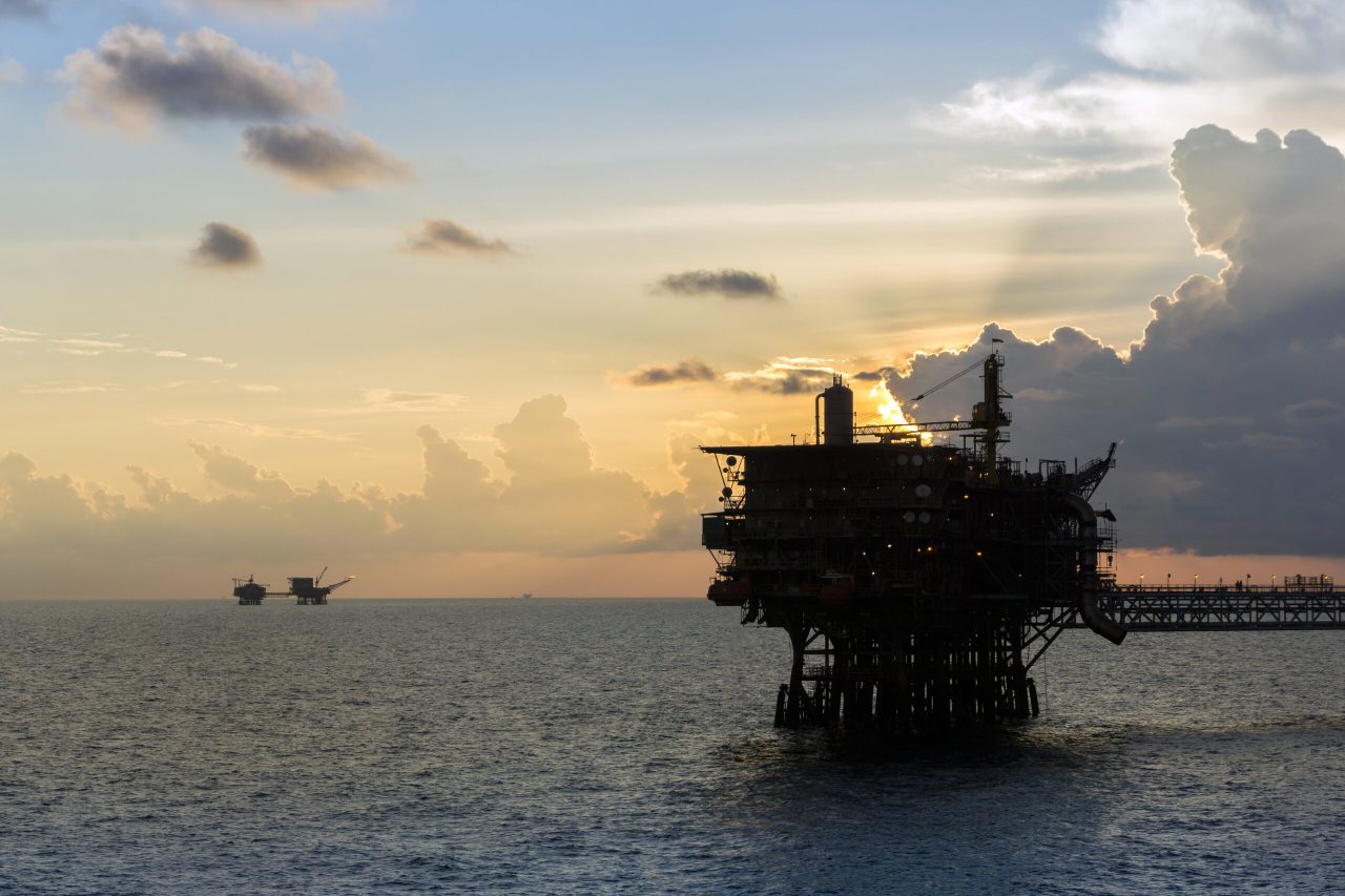 seascape-oil-field-with-silhouette-oil-production-platform-sunset-offshore-oil-field